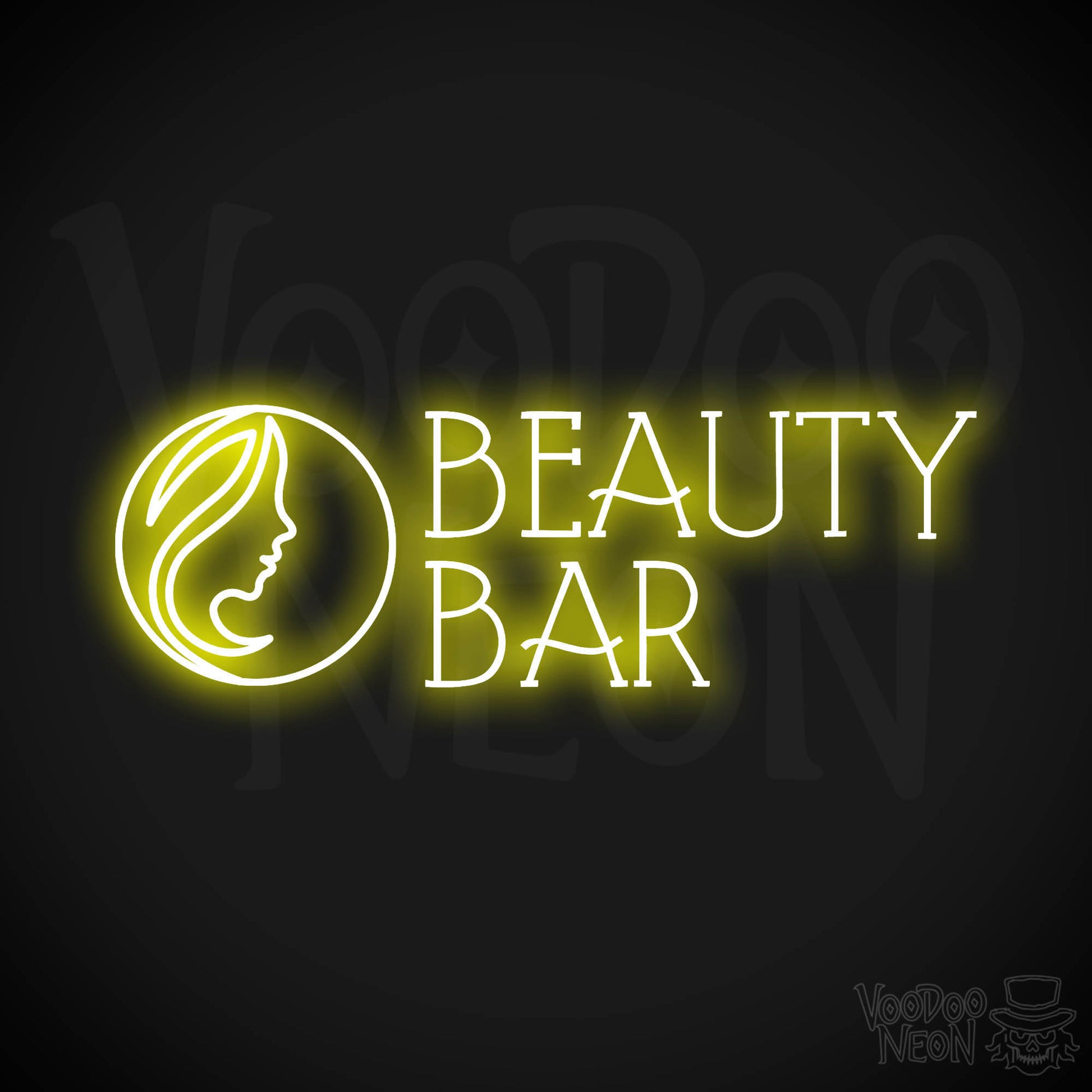 Beauty Bar LED Neon - Yellow