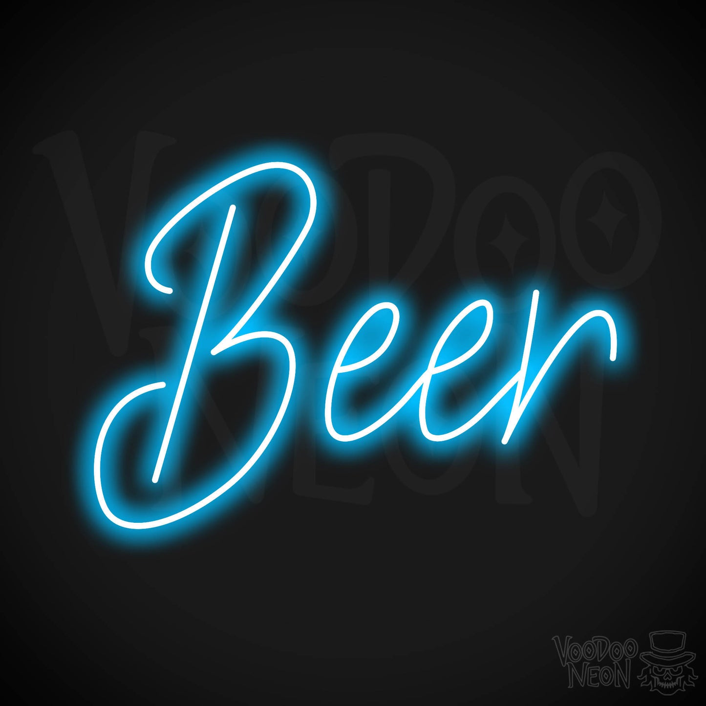 Beer LED Neon - Dark Blue