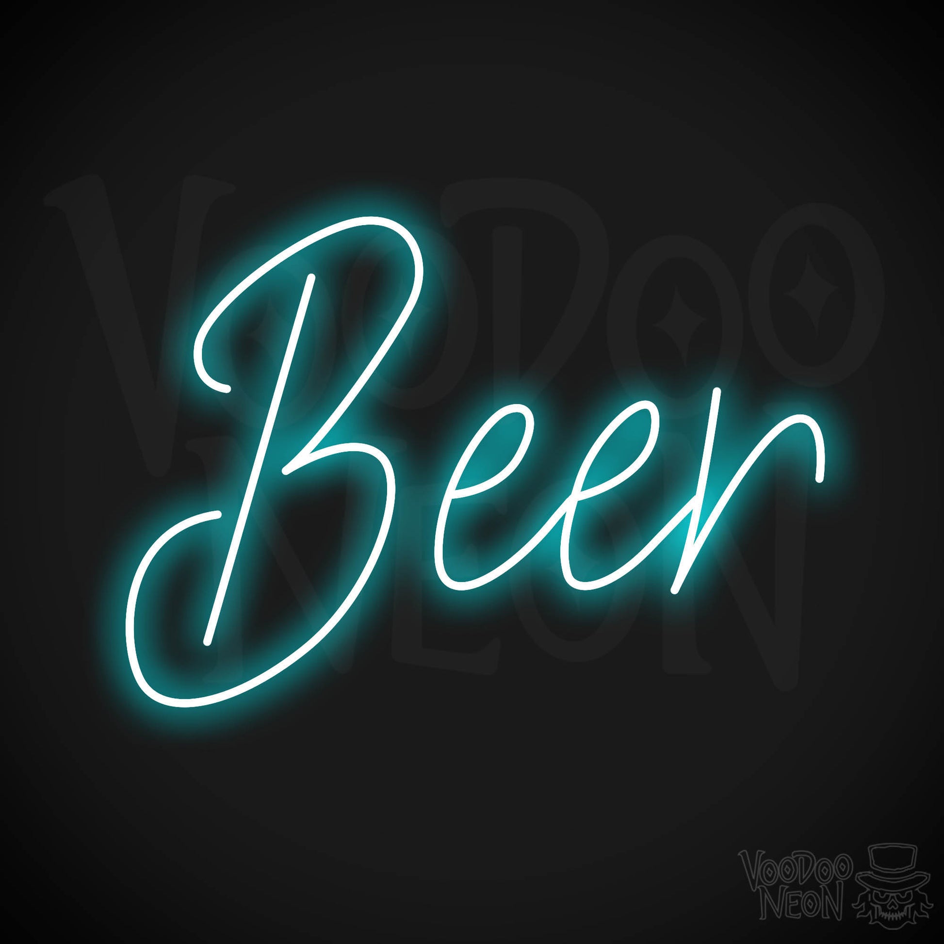 Beer LED Neon - Ice Blue