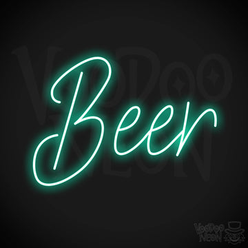 Beer LED Neon - Light Green