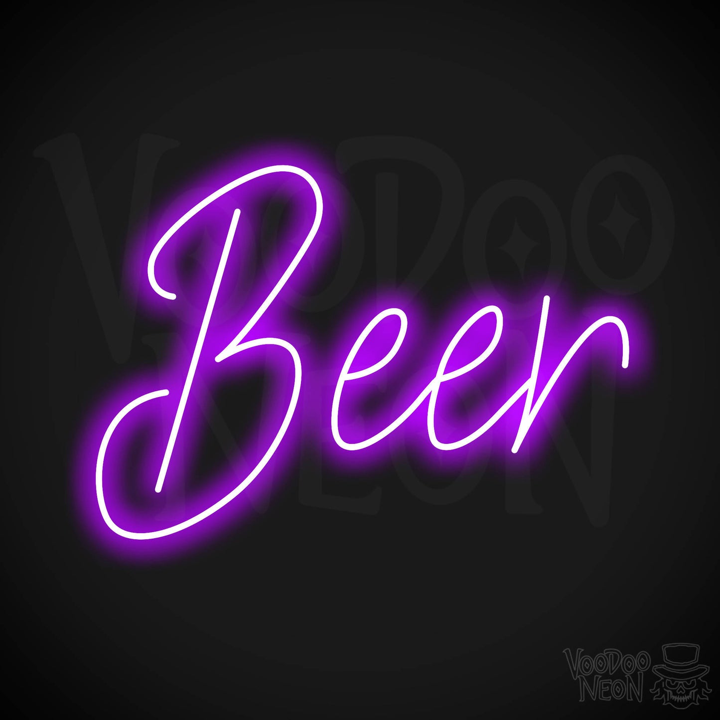 Beer LED Neon - Purple