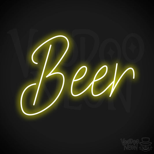 Beer LED Neon - Yellow