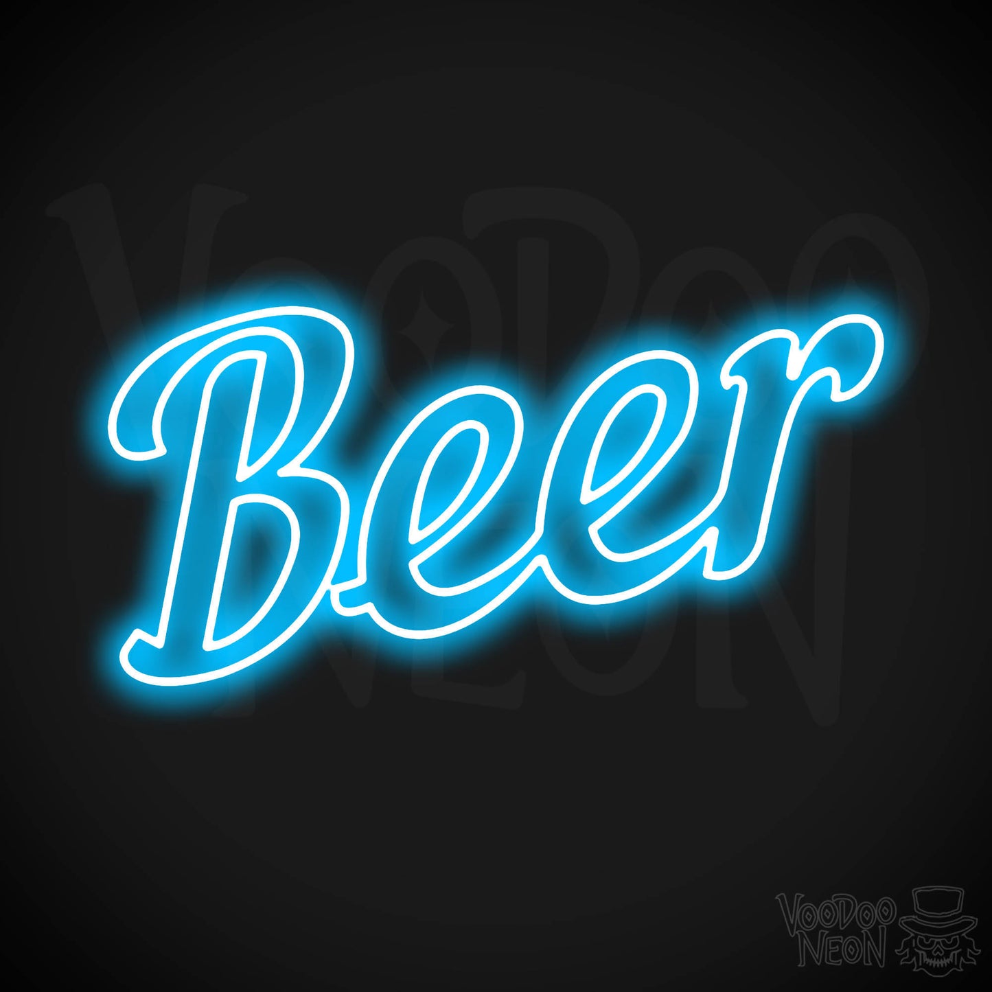 Beer LED Neon - Dark Blue