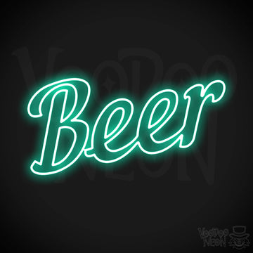 Beer LED Neon - Light Green