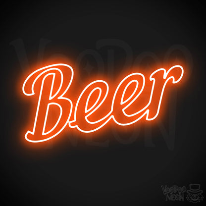 Beer LED Neon - Orange