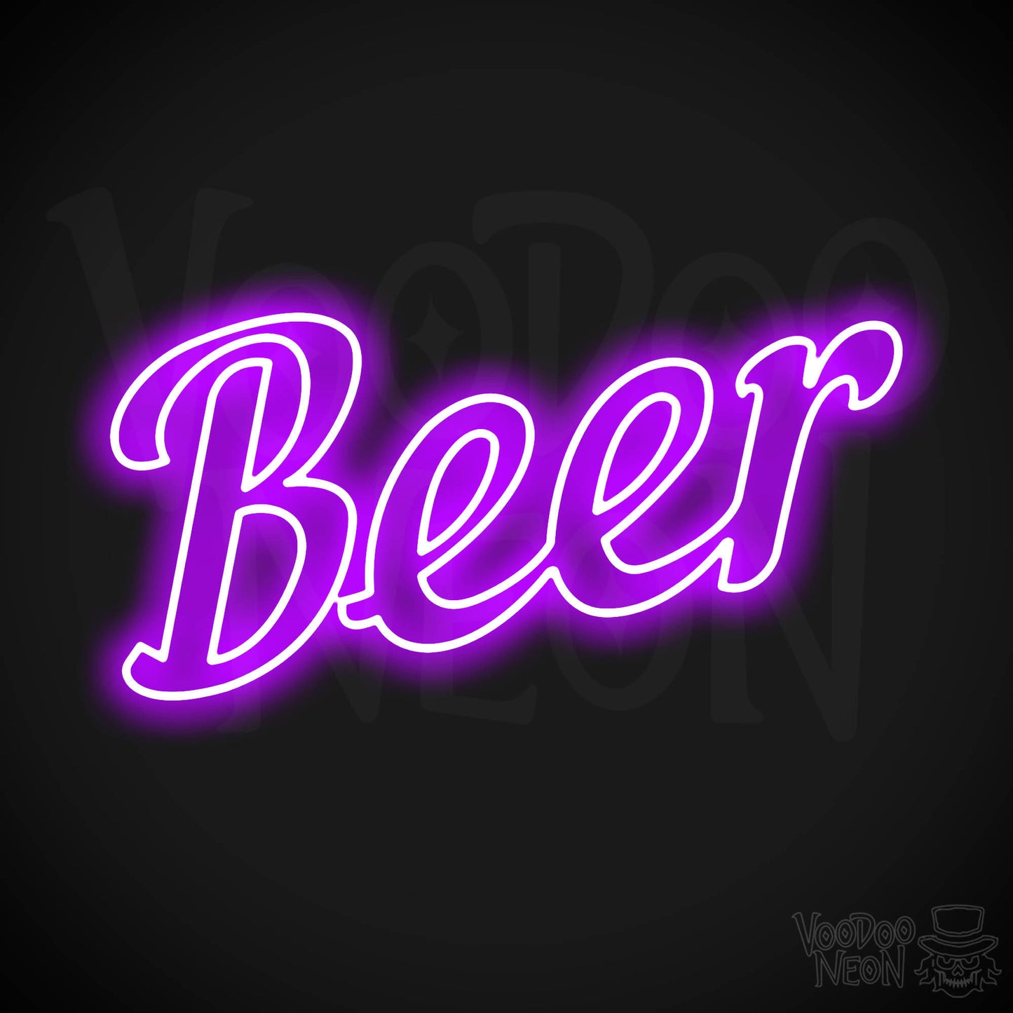 Beer LED Neon - Purple
