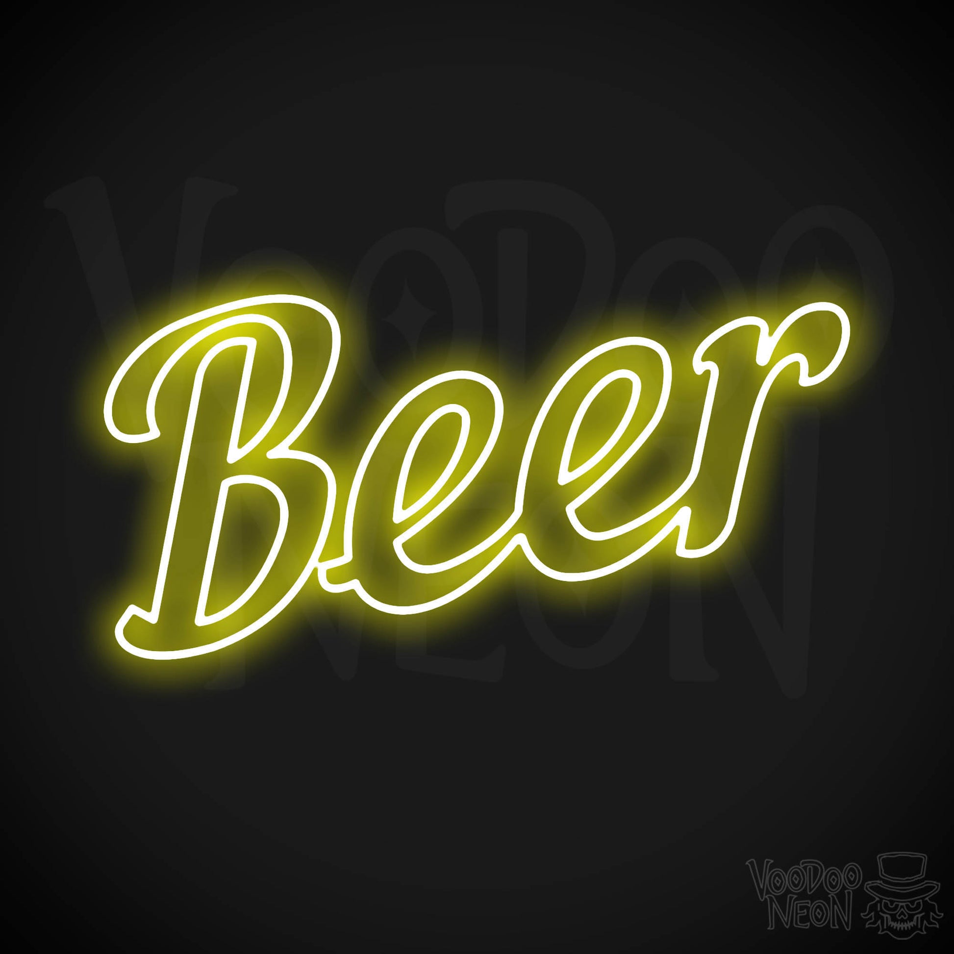 Beer LED Neon - Yellow