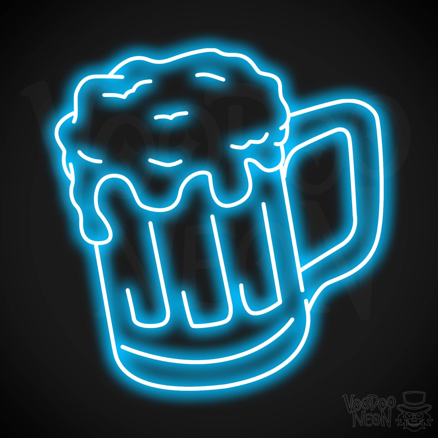 Beer LED Neon - Dark Blue