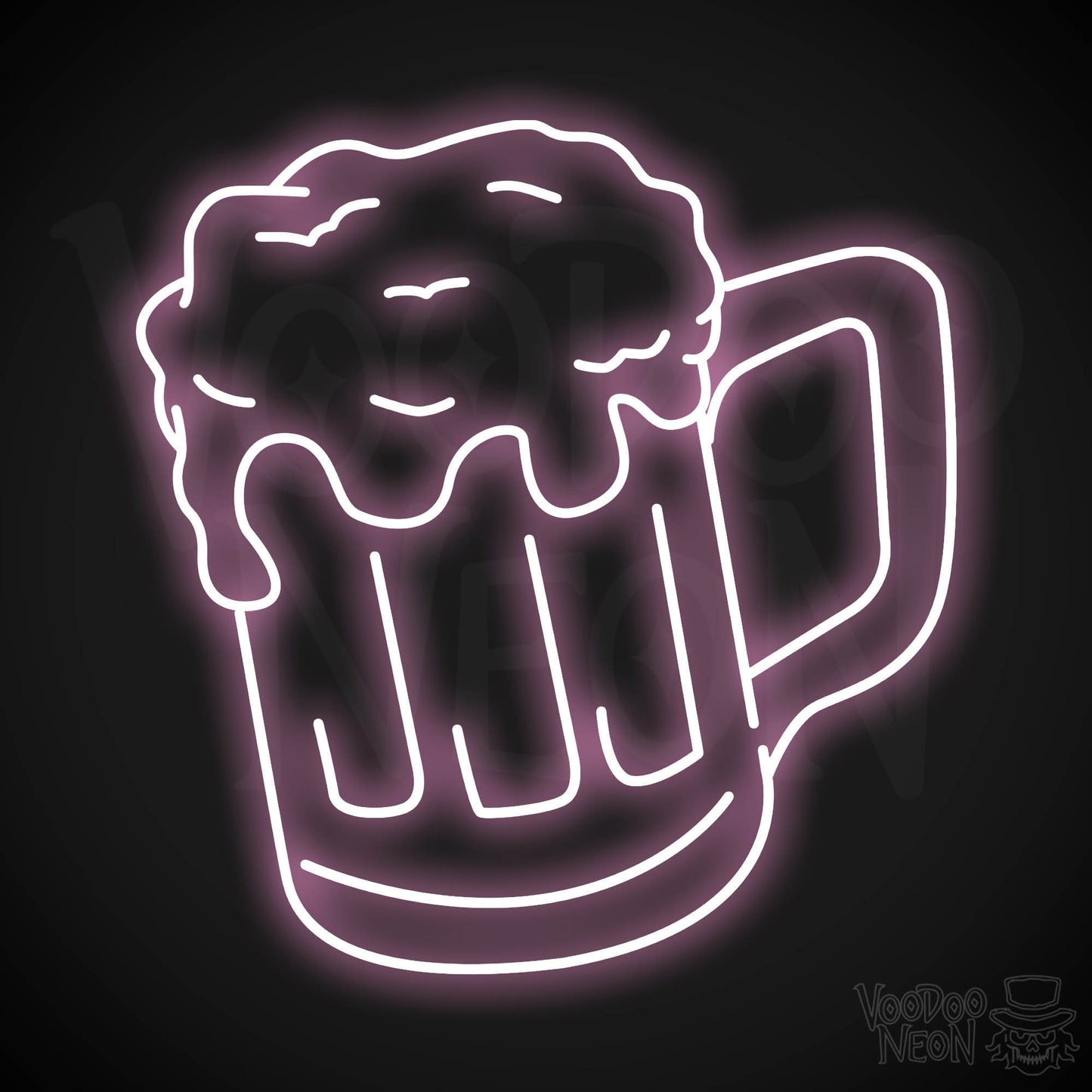 Beer LED Neon - Light Pink