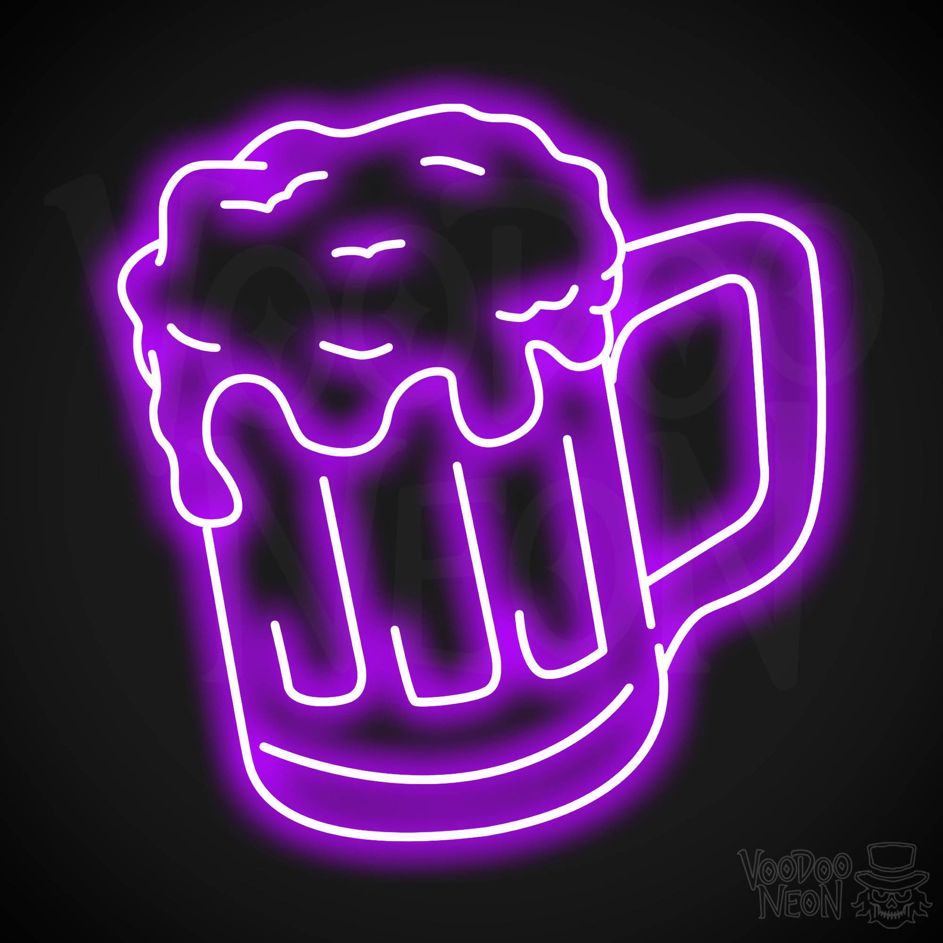 Beer LED Neon - Purple