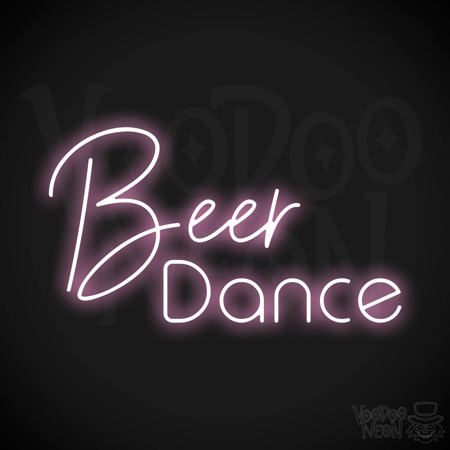 Beer Dance LED Neon - Light Pink