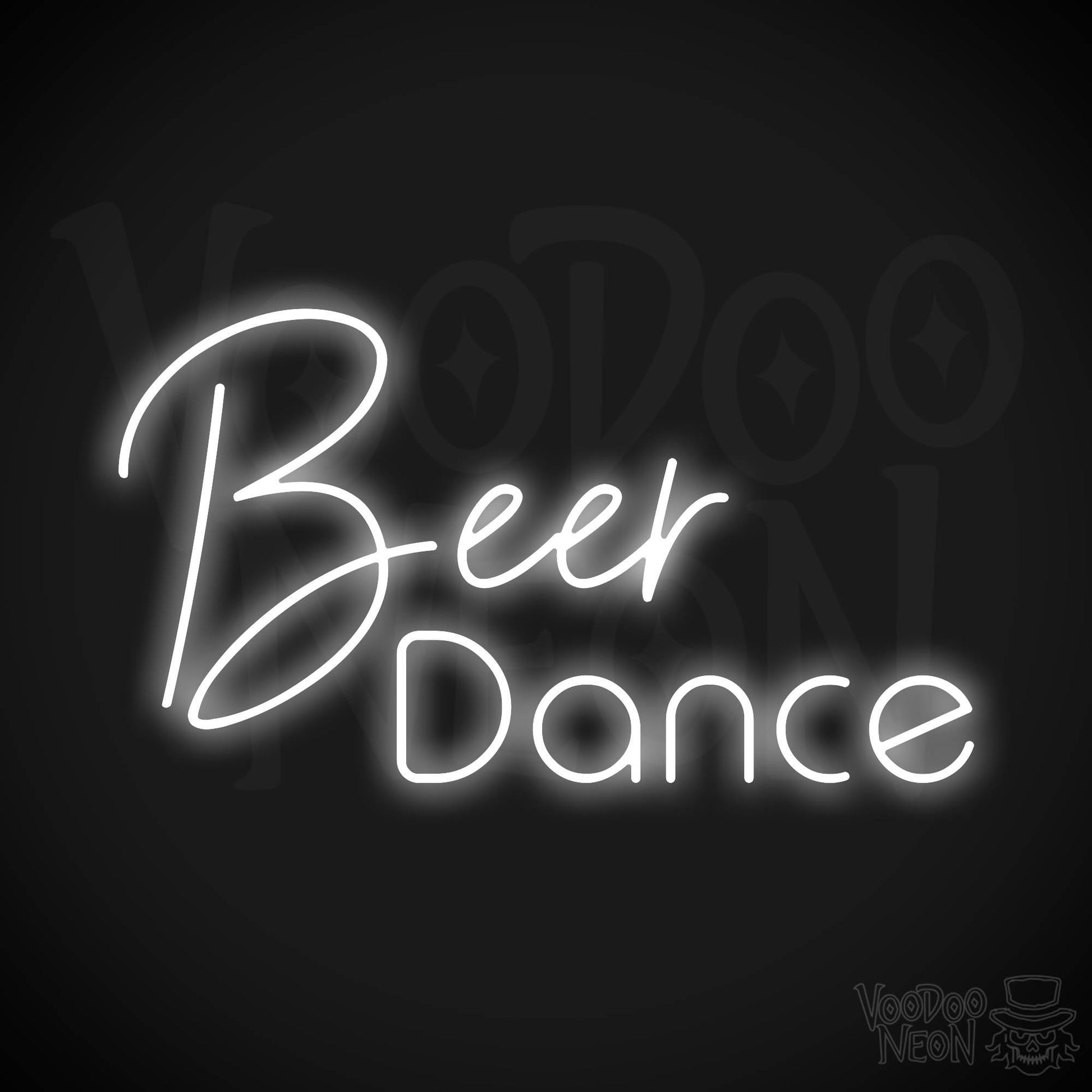 Beer Dance LED Neon - White