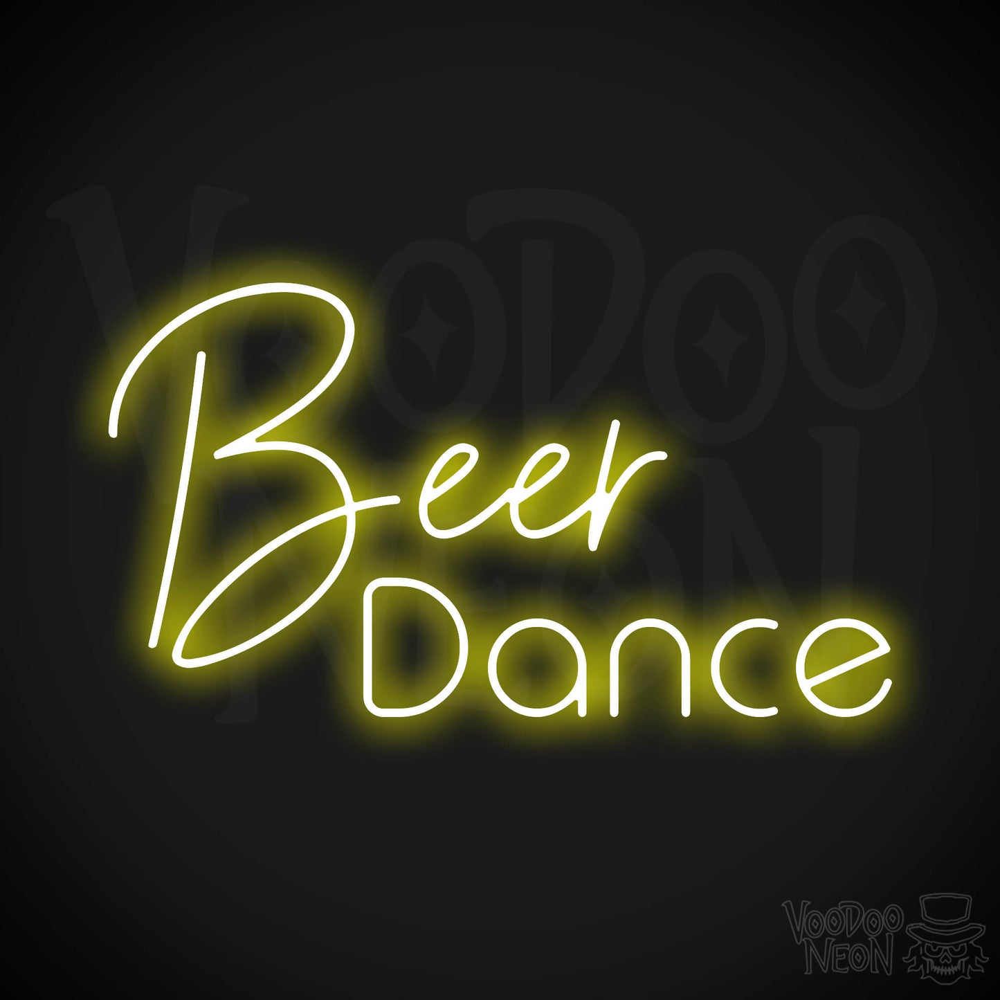 Beer Dance LED Neon - Yellow