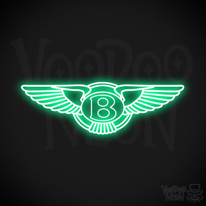 Bently Neon Sign - Bently Sign - Bently Decor - Wall Art - Color Green