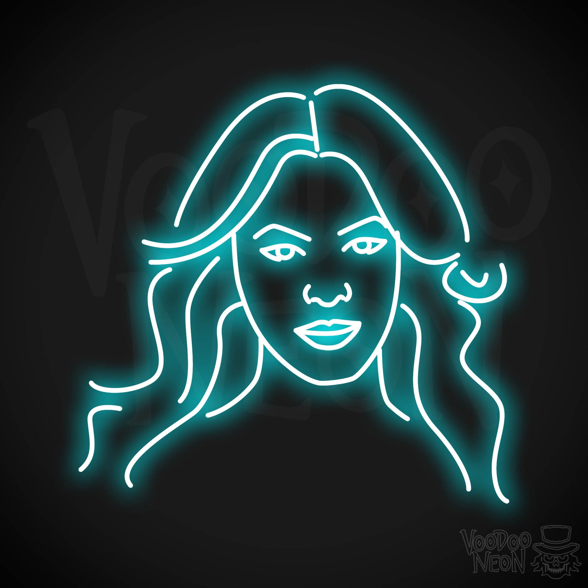 Beyonce LED Neon - Ice Blue