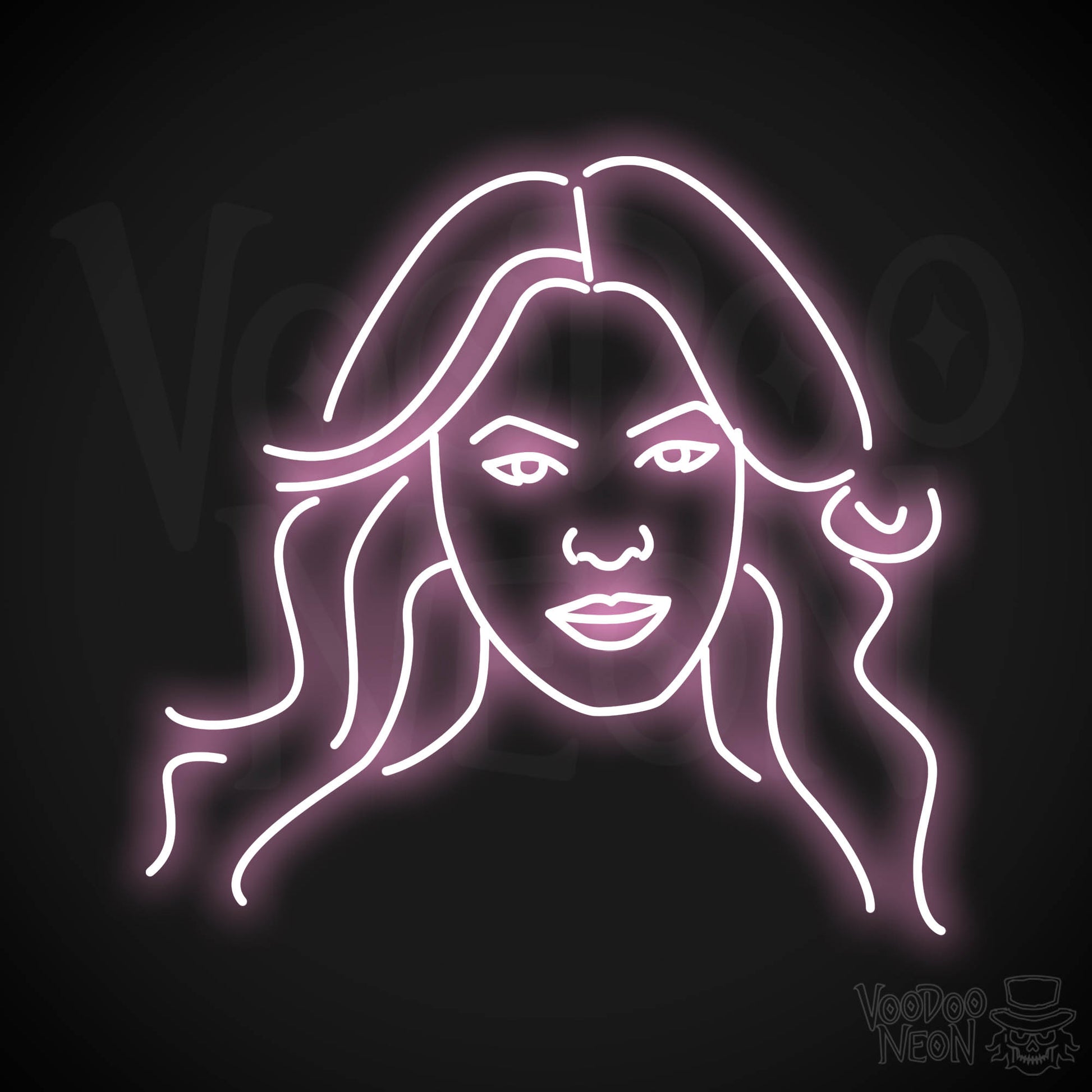 Beyonce LED Neon - Light Pink