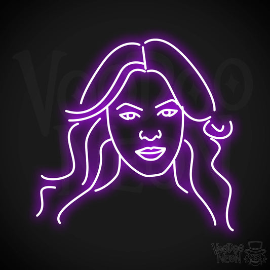 Beyonce LED Neon - Purple