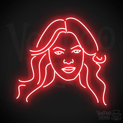 Beyonce LED Neon - Red