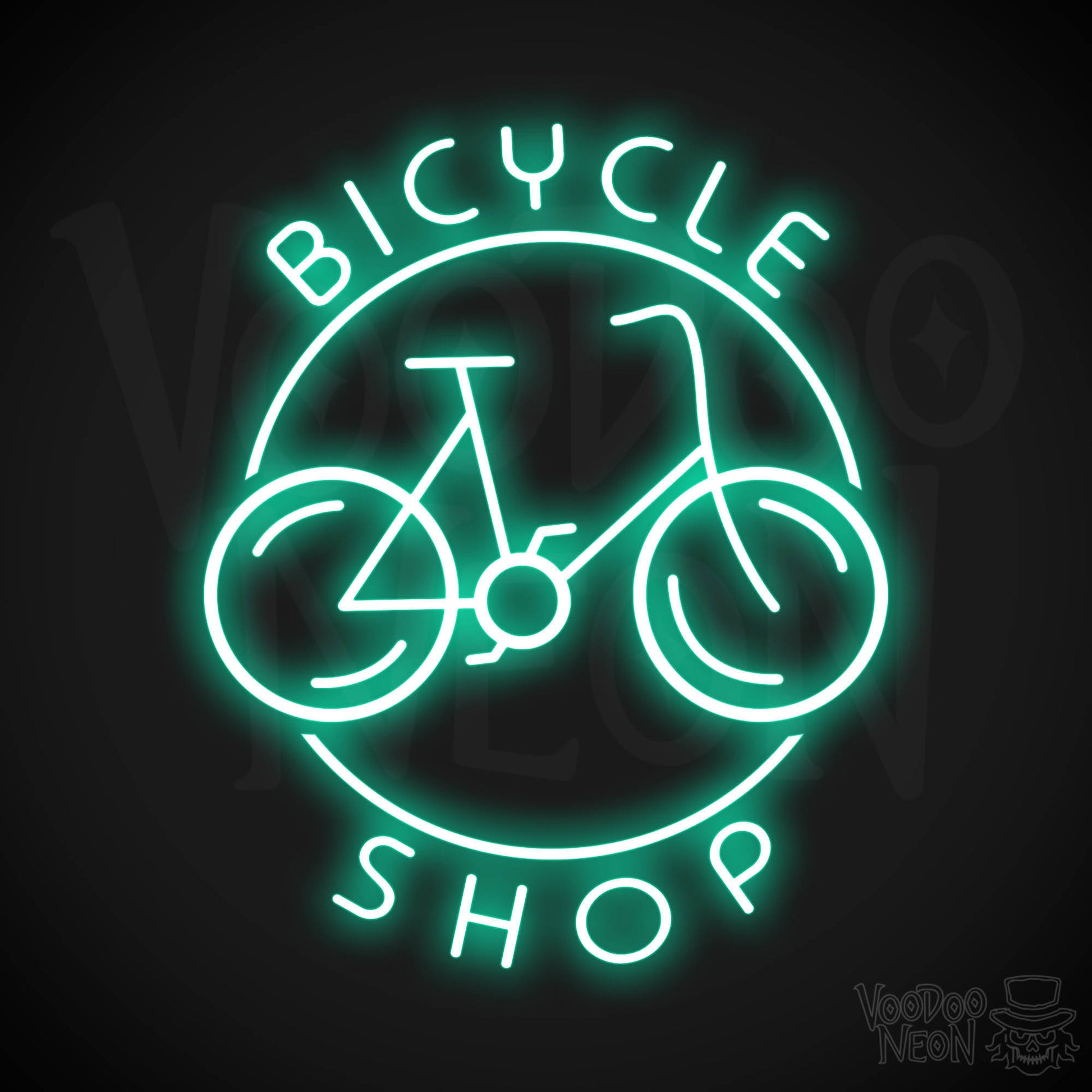 Bicycle Shop LED Neon - Light Green
