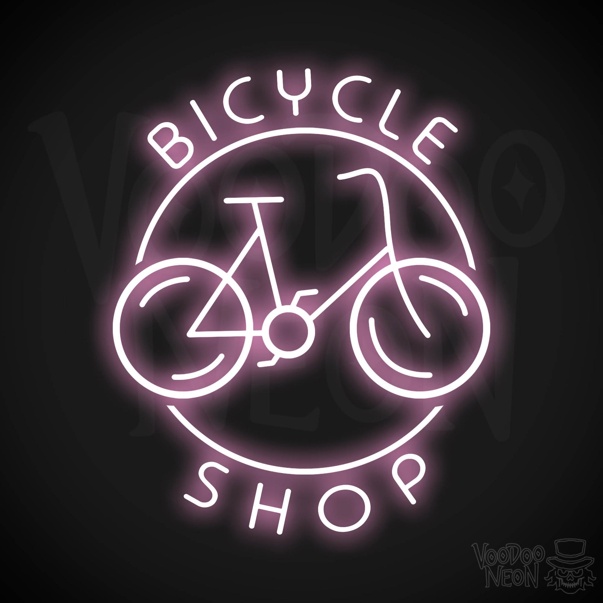 Bicycle Shop LED Neon - Light Pink