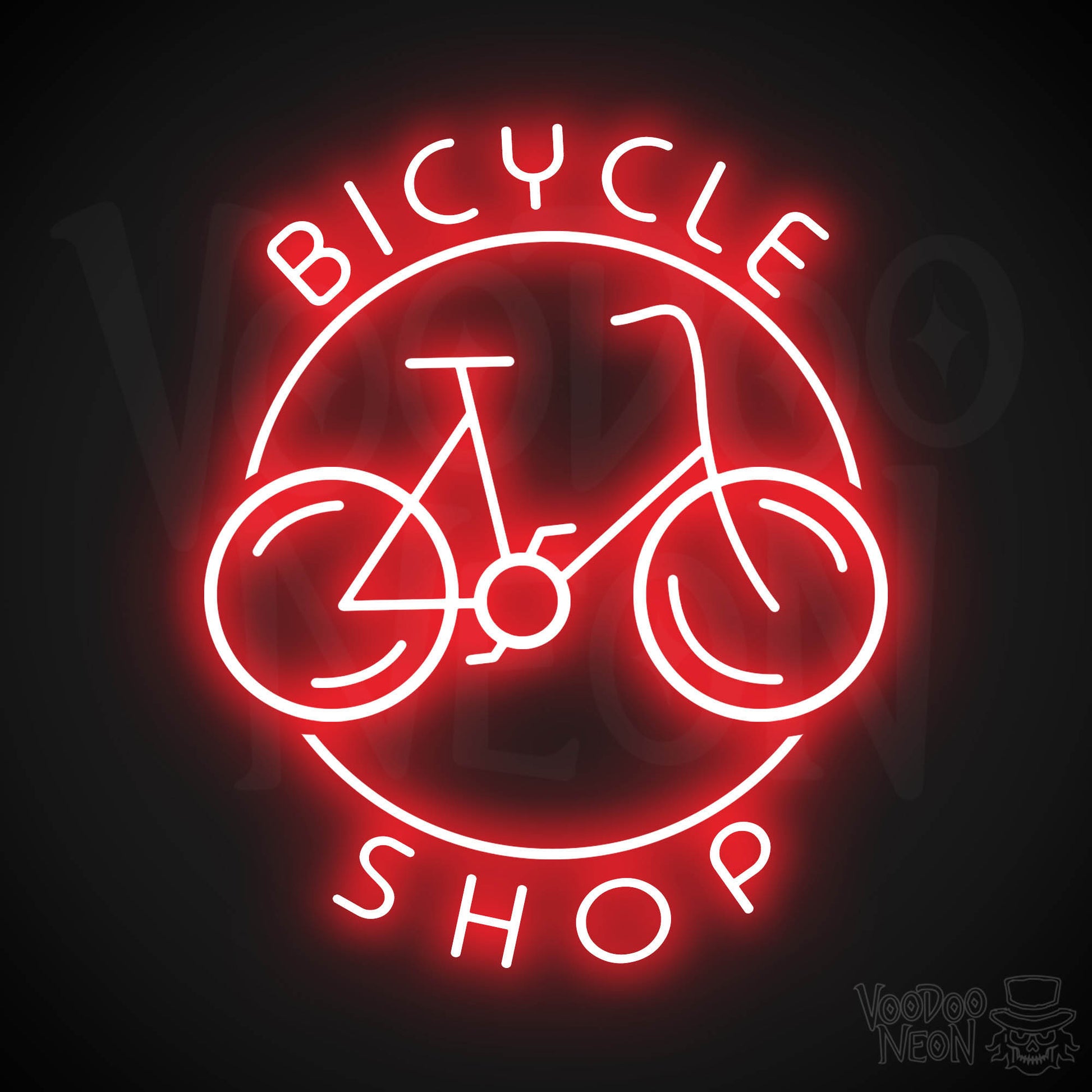 Bicycle Shop LED Neon - Red