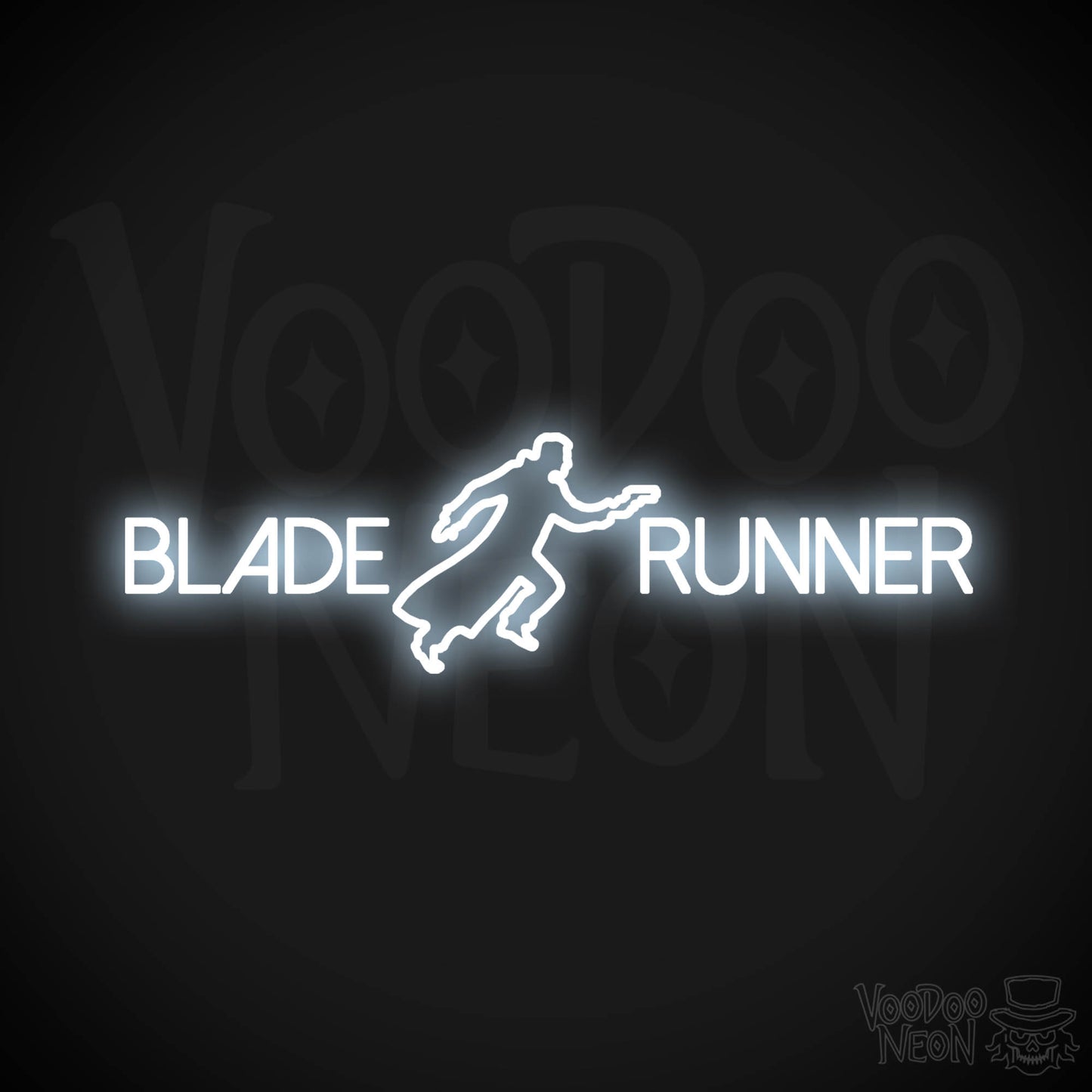 Blade Runner Neon Sign - Neon Blade Runner Sign - Movie LED Wall Art - Color Cool White