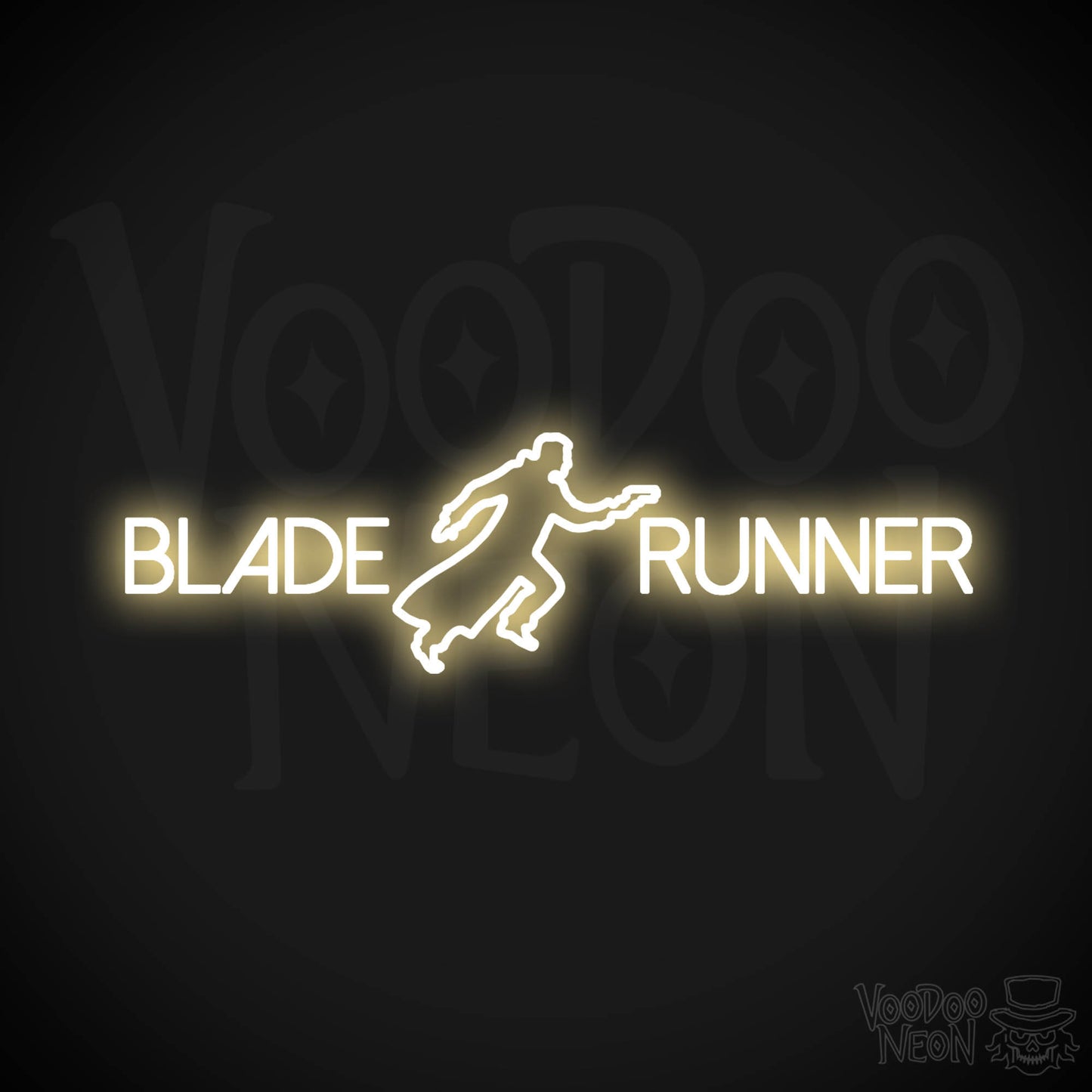 Blade Runner Neon Sign - Neon Blade Runner Sign - Movie LED Wall Art - Color Warm White