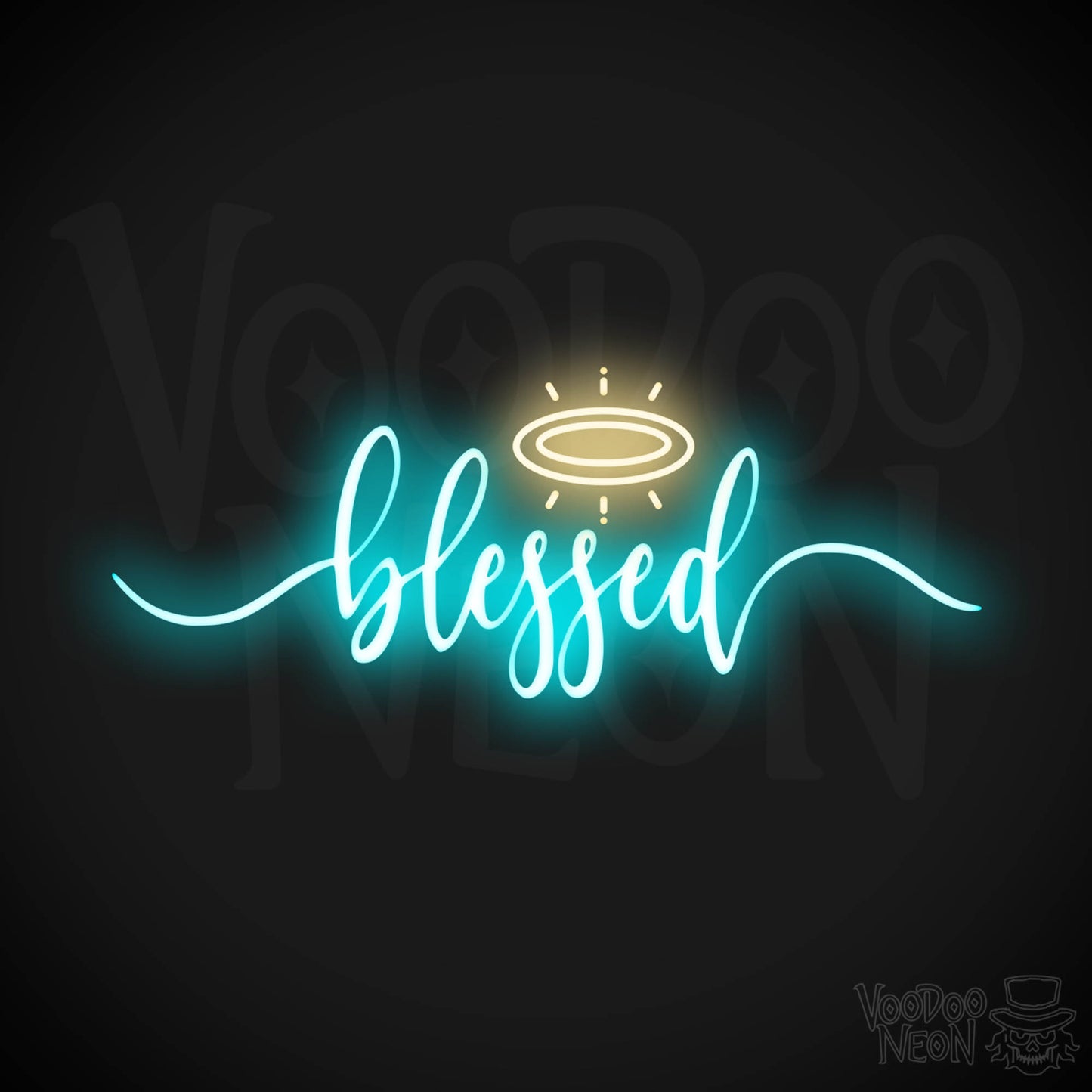 Blessed Neon Sign - Neon Blessed Sign - Color Multi-Color