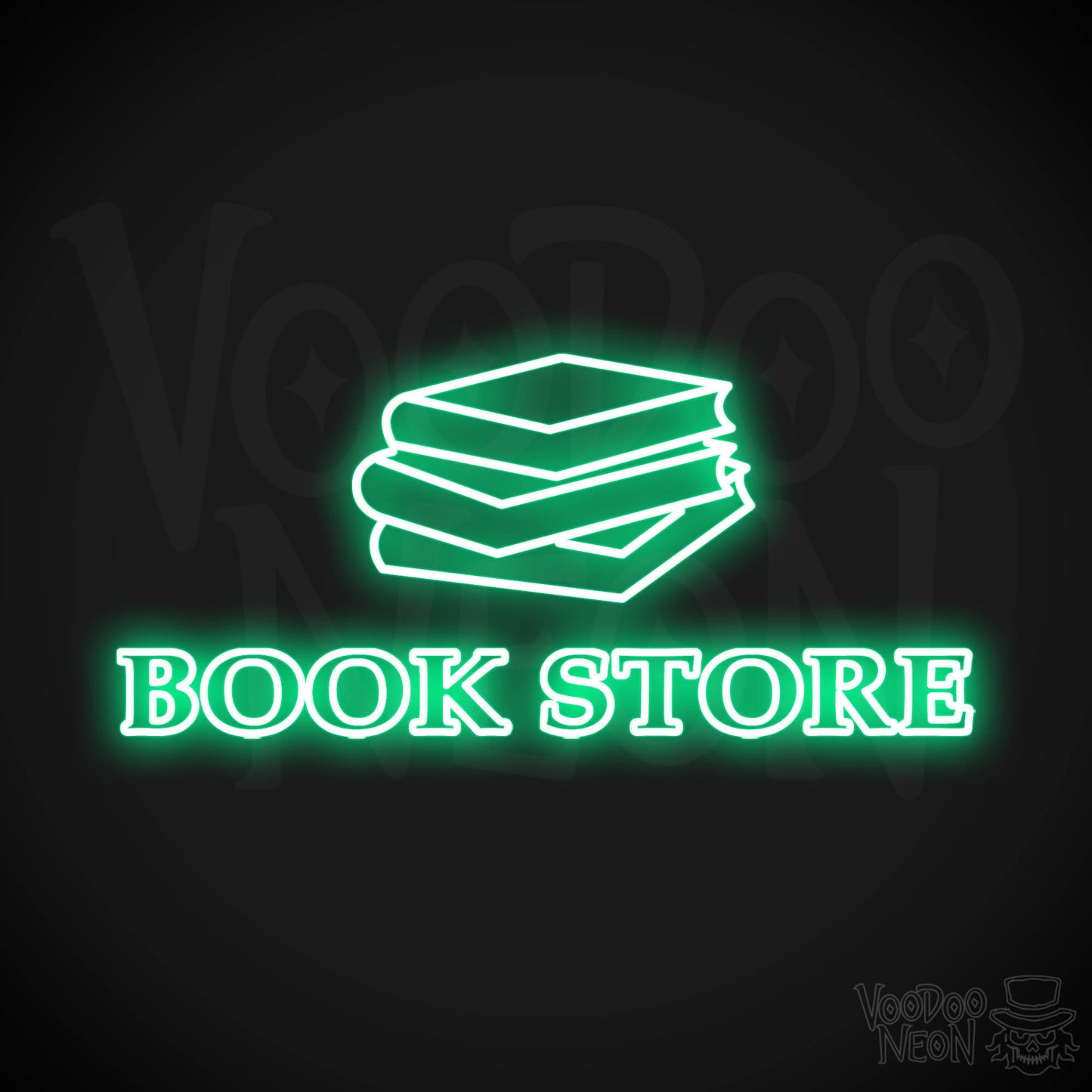 Book Store LED Neon - Green