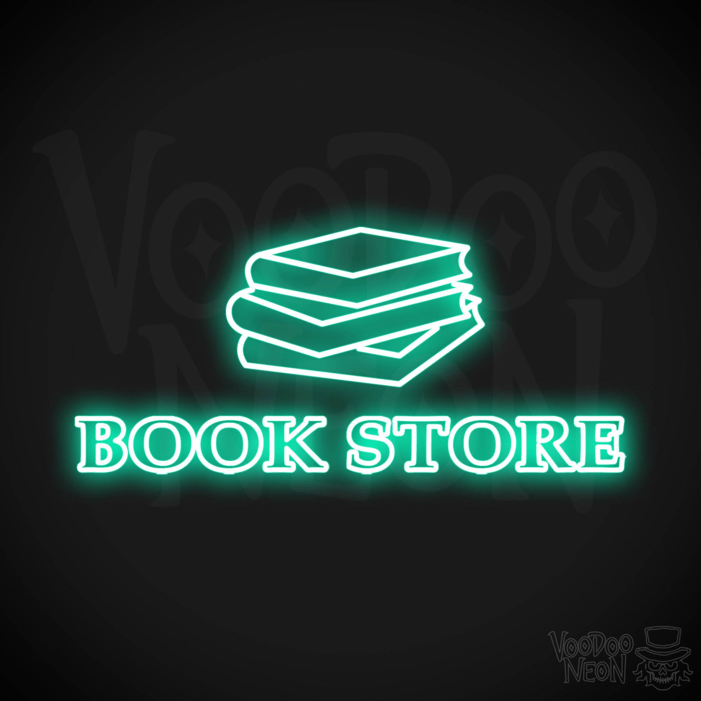 Book Store LED Neon - Light Green
