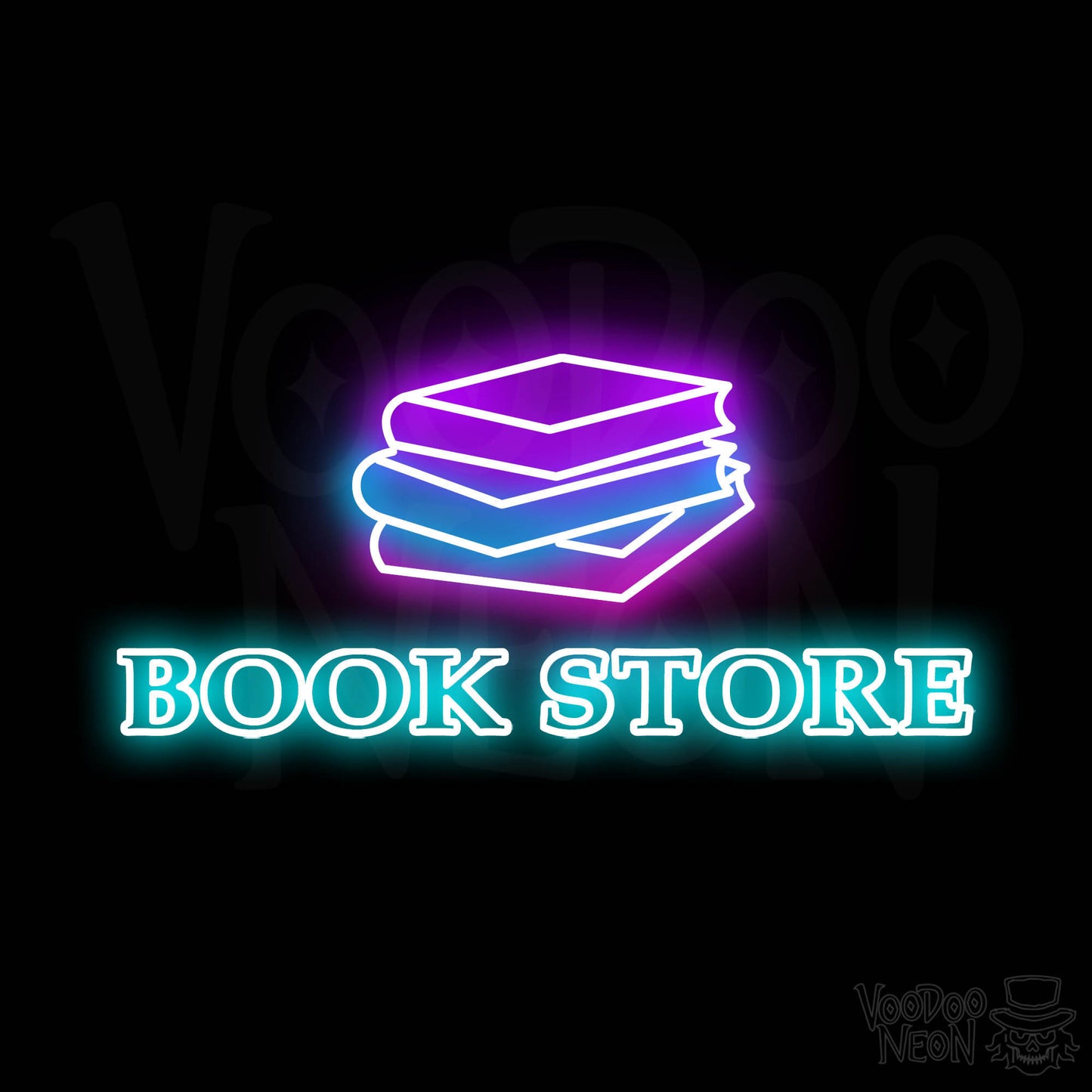 Book Store LED Neon - Multi-Color