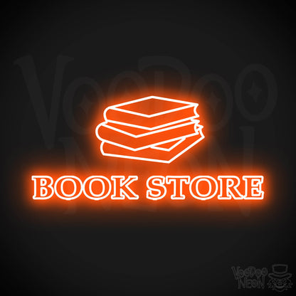 Book Store LED Neon - Orange