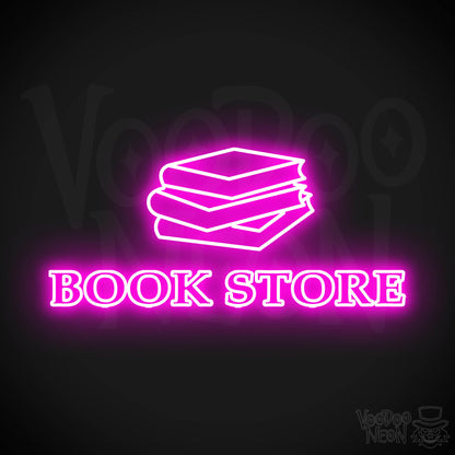 Book Store LED Neon - Pink