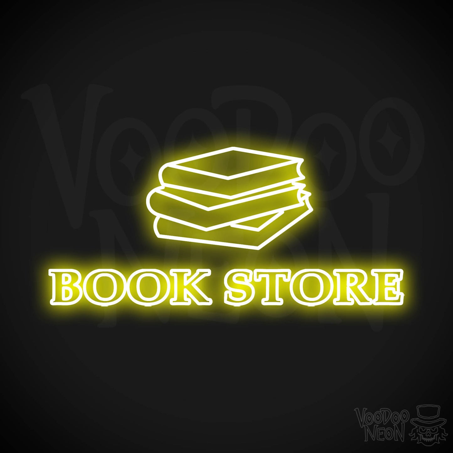 Book Store LED Neon - Yellow