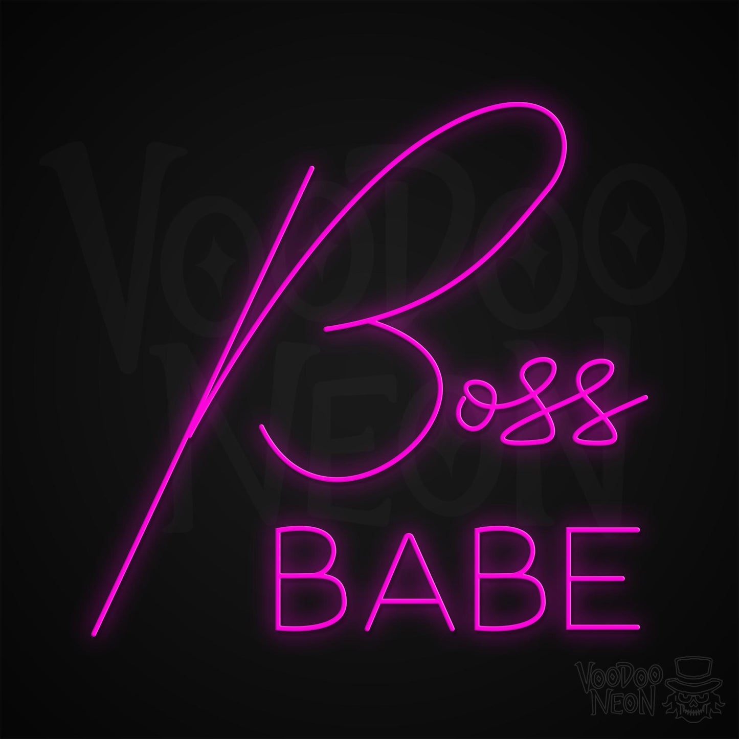 Boss Babe Neon Sign - Pink