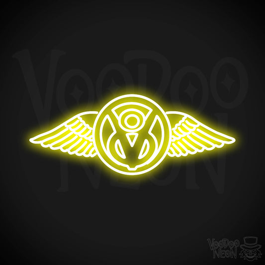 Boss Hoss Cycles Neon Sign - Neon Boss Hoss Cycles Sign - Color Yellow