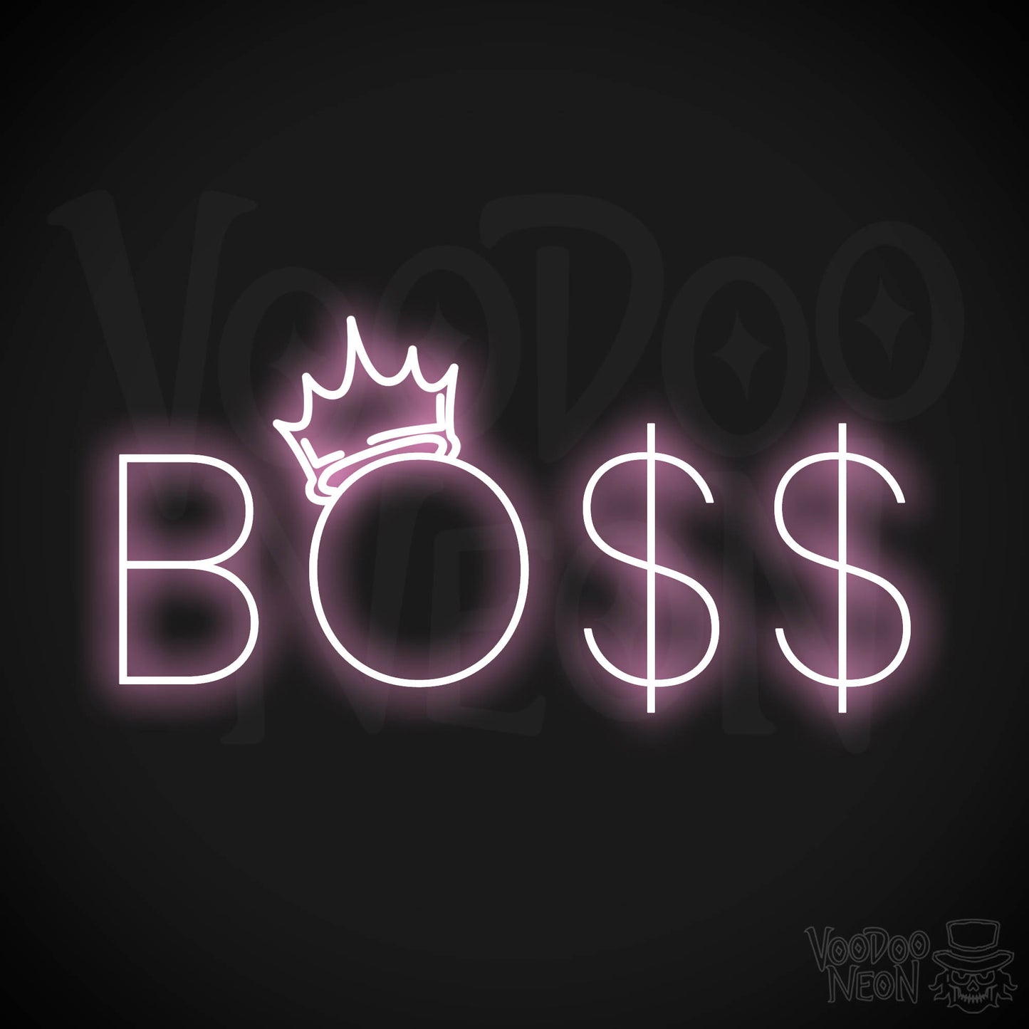 Boss Man LED Neon - Light Pink