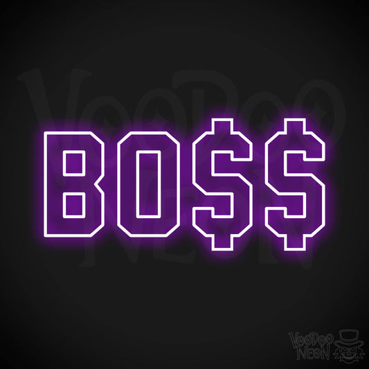 Boss LED Neon - Purple