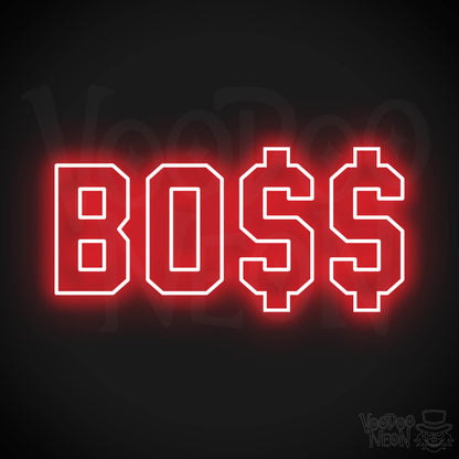 Boss LED Neon - Red
