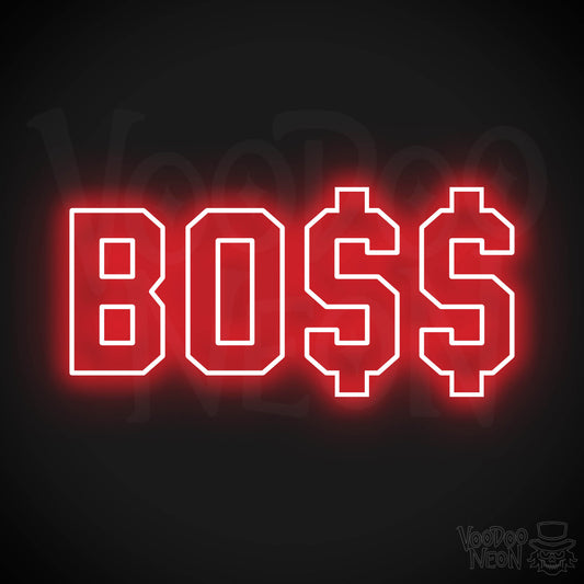 Boss LED Neon - Red
