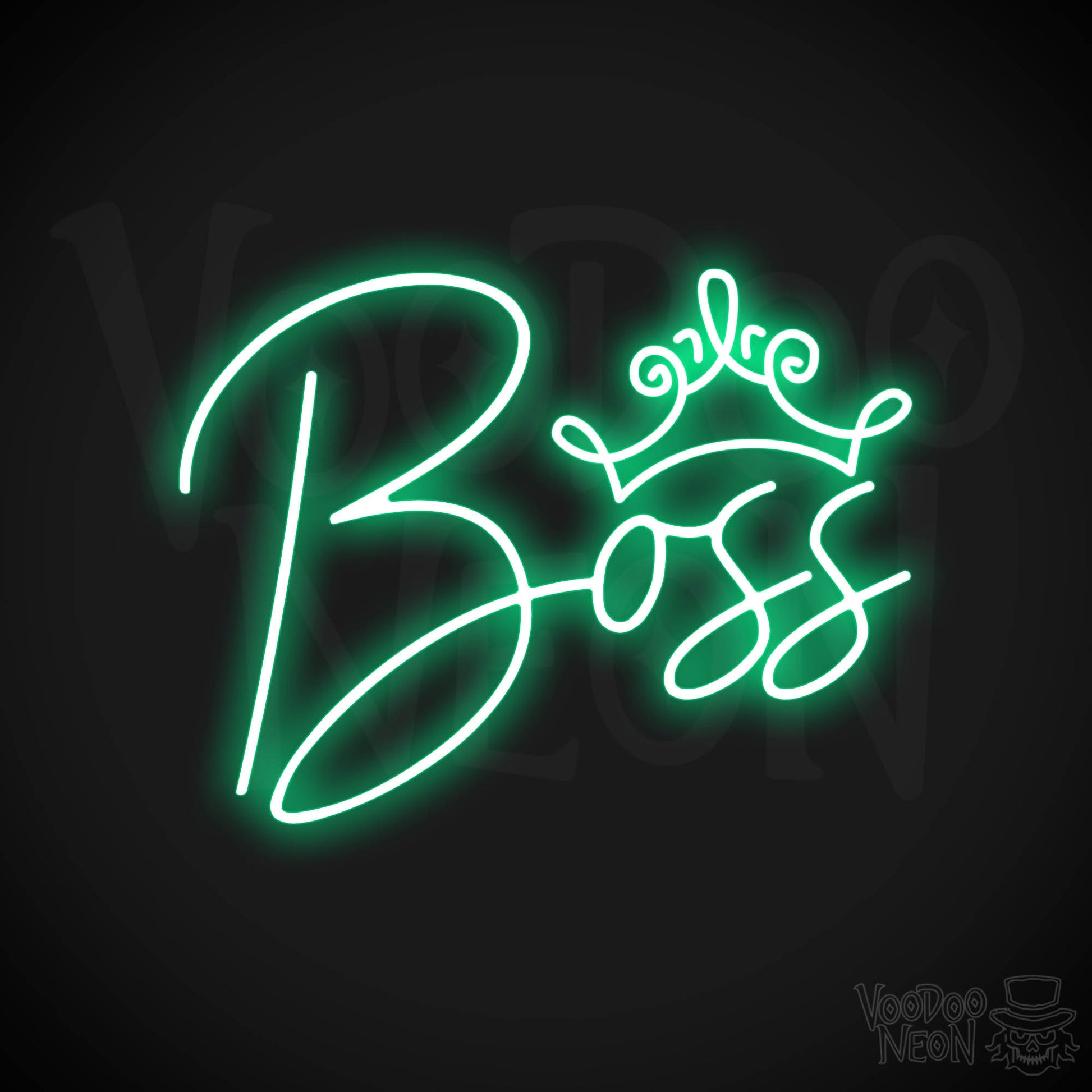 Boss Woman LED Neon - Green