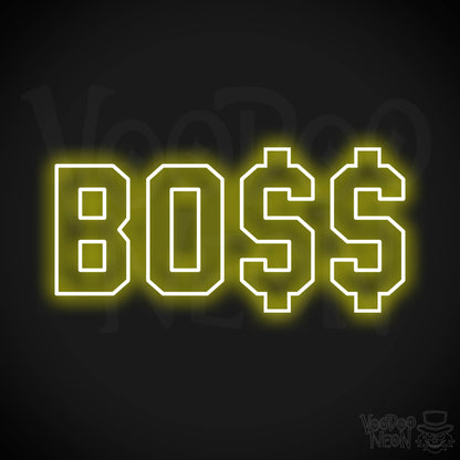 Boss LED Neon - Yellow