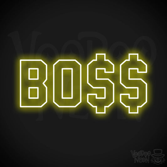 Boss LED Neon - Yellow