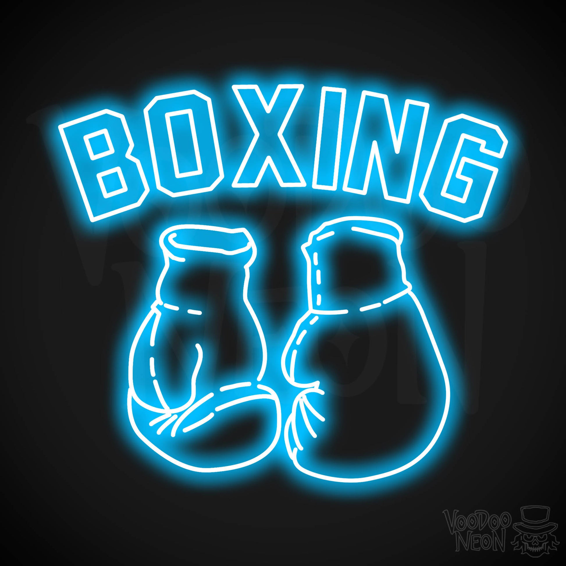 Boxing LED Neon - Dark Blue