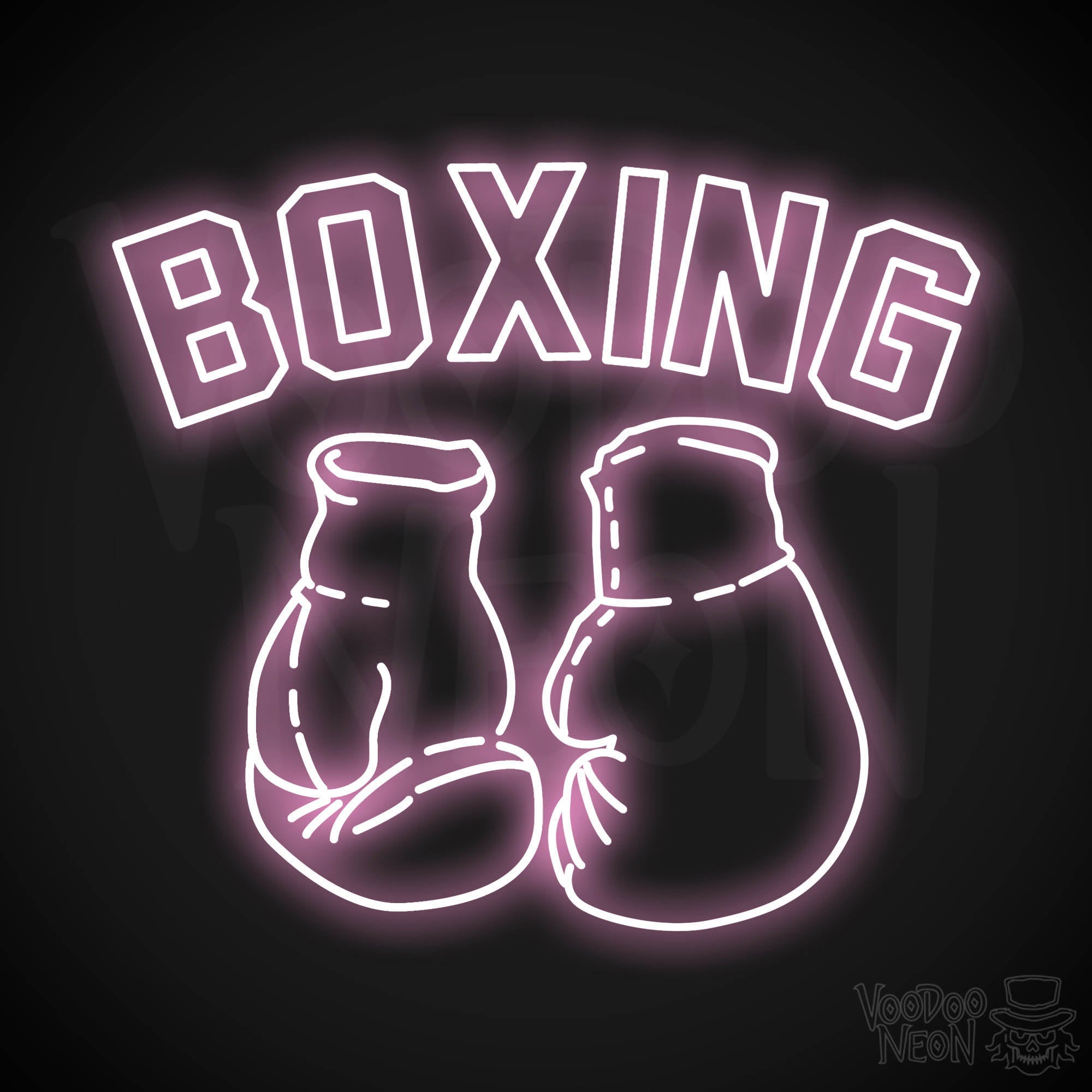 Fun Bright Red shops Boxing Gloves LED Night Light Room Wall Sports Decoration