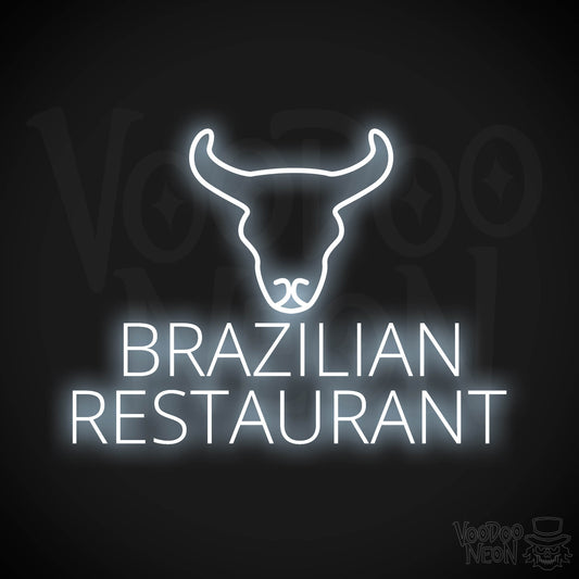 Brazilian Restaurant LED Neon - Cool White
