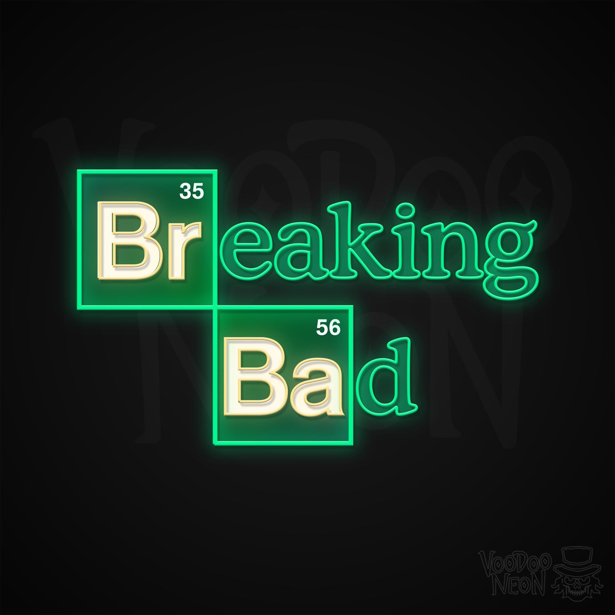 Breaking Bad Neon Sign - Multi-Color - Blackwall