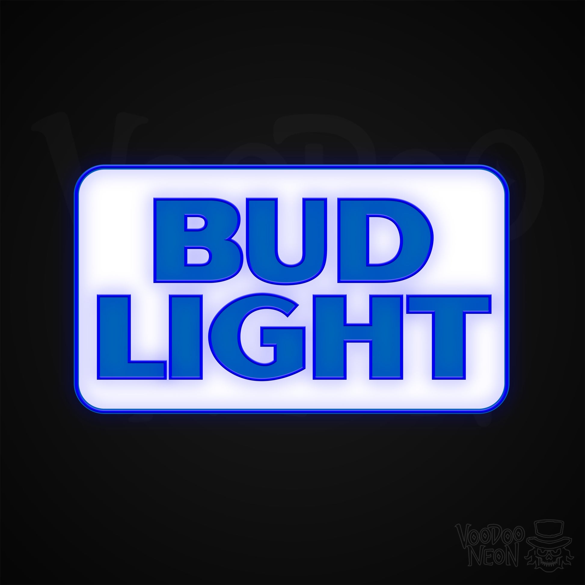 Bud Light Neon Sign - Multi-Color - Blackwall