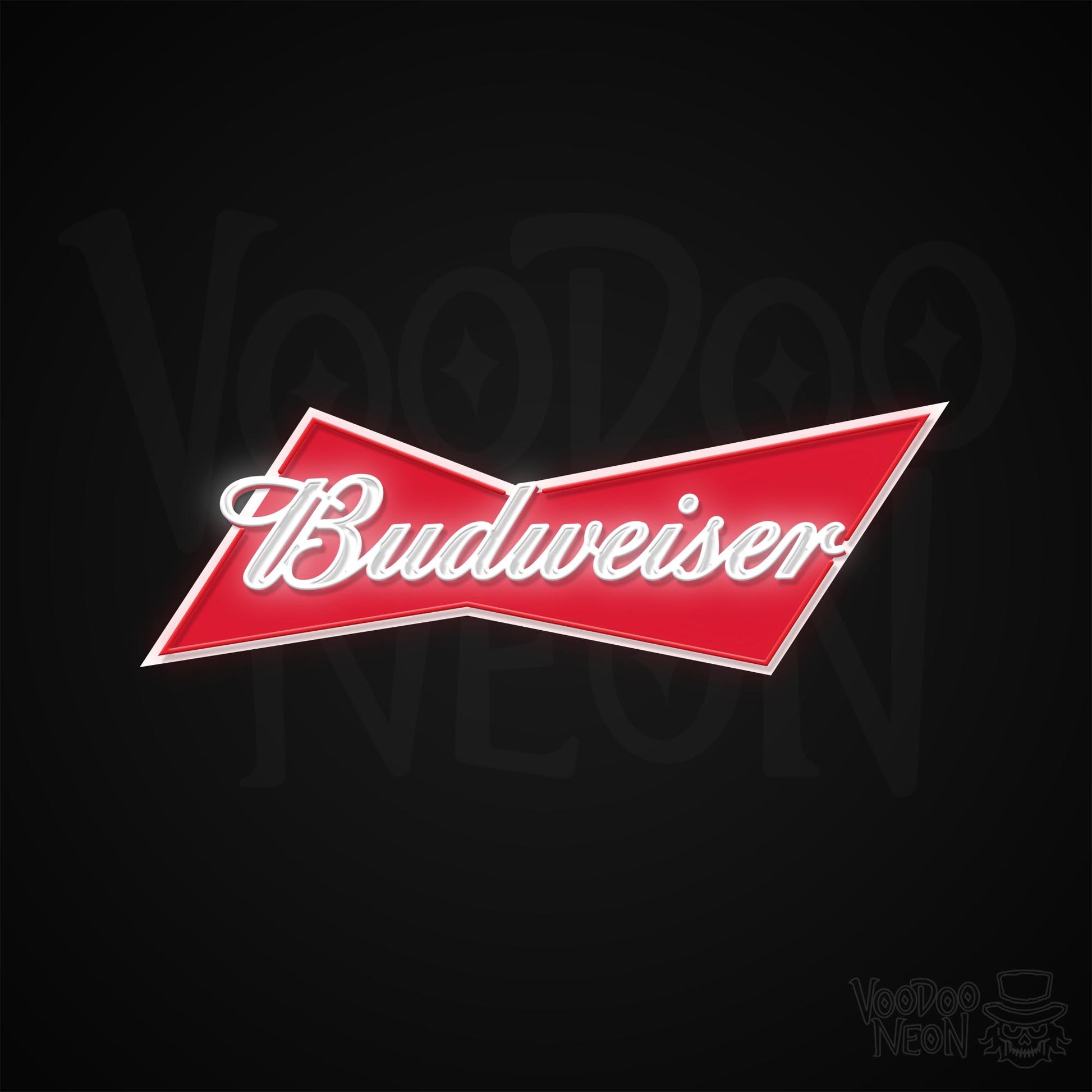 Budweiser Neon Sign - Multi-Color - Blackwall