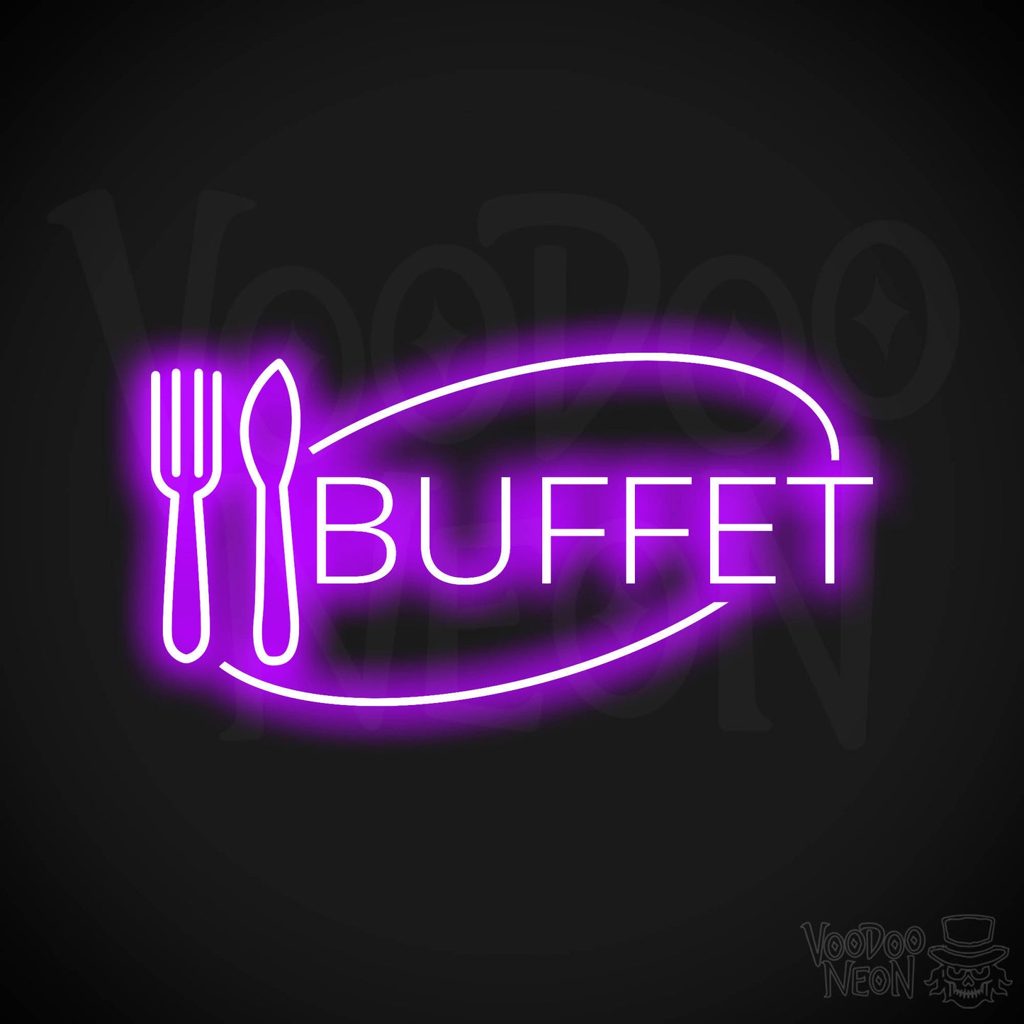 Buffet LED Neon - Purple